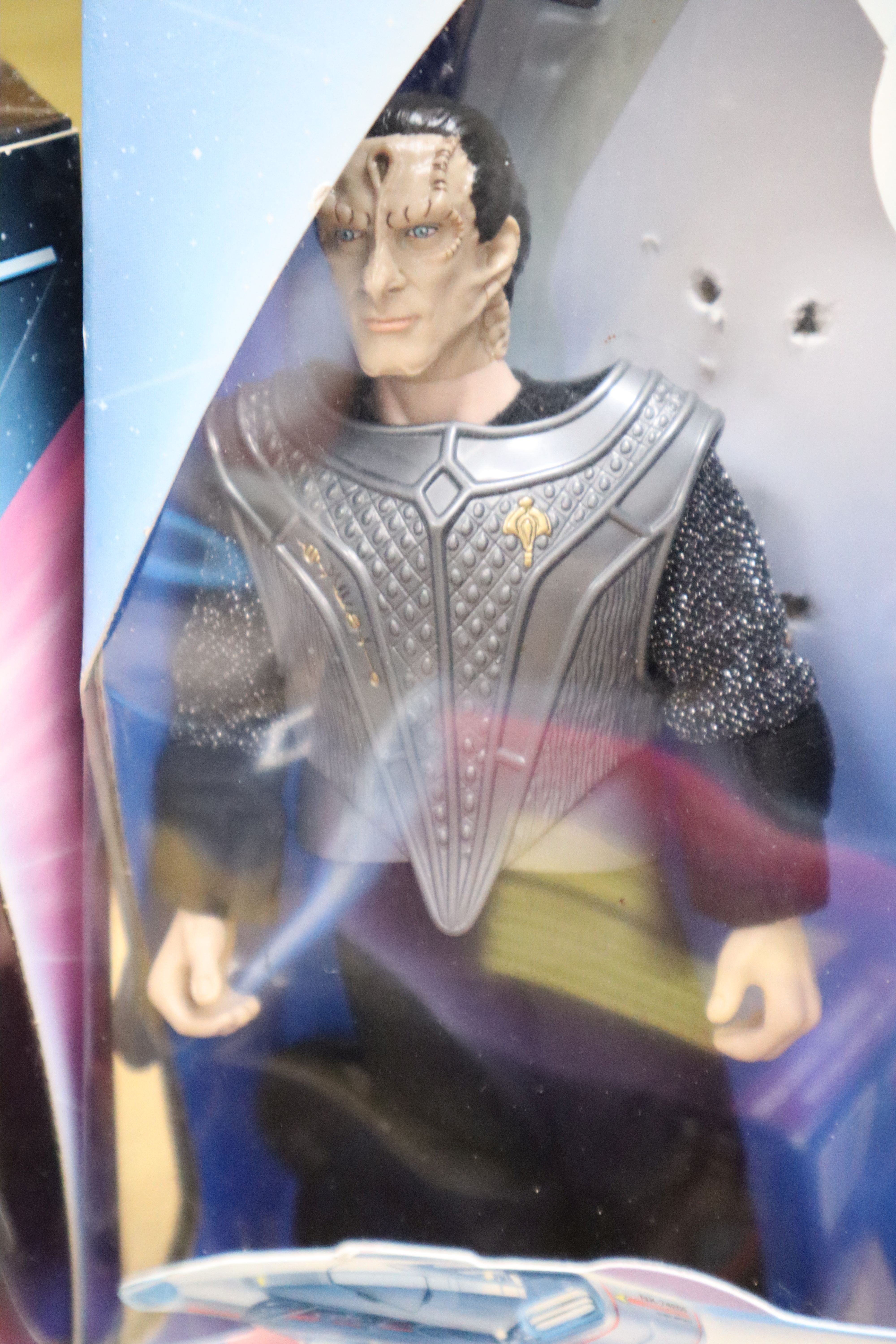 Star Trek - Playmates - four action figures and Gorillaz - Kid Robot - action figure, all boxed (Gorillaz unopened box)